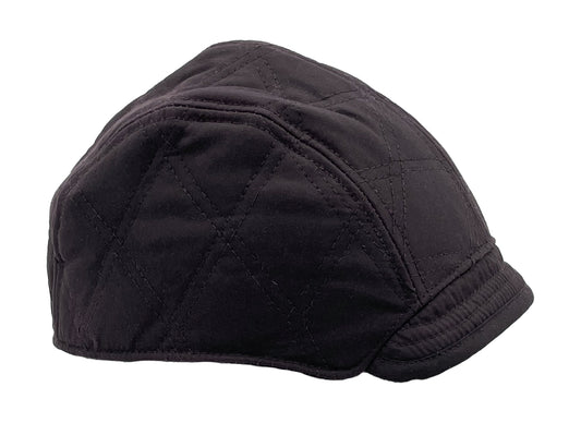 Water -repellent bad weather peak cap capa made of stabbed cotton