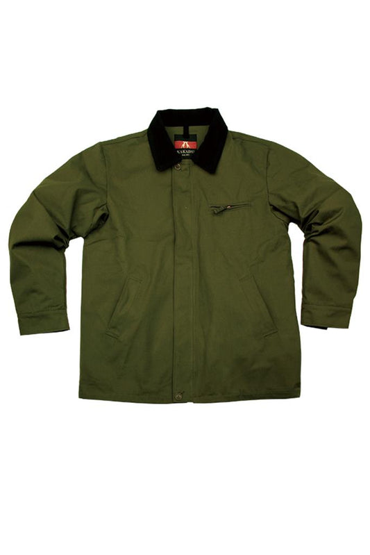 Water -repellent Oilskin jacket olive size S