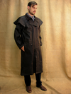 Workhorse Drovers Coat in brown with a zipped in Fleecy Liner