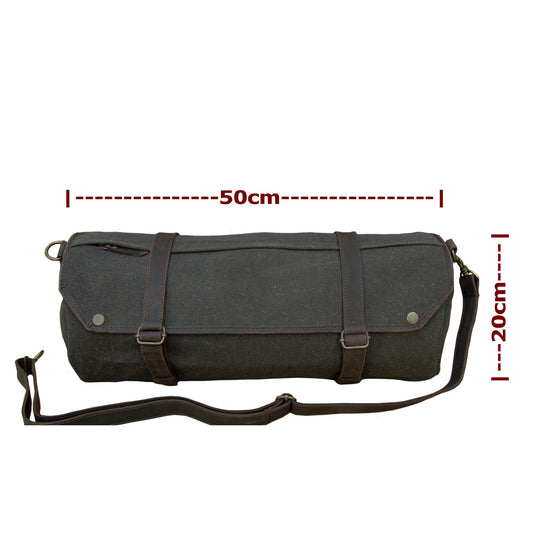 Robust waterproof roller bag, shoulder bag with a carrier strap suitable for the bike