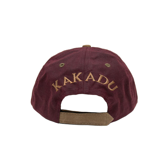 Cappi, peaked cap made of water -repellent cotton in black with Kakadu logo