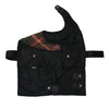 Dog coat | Dog jacket made of water -repellent cotton in black and brown