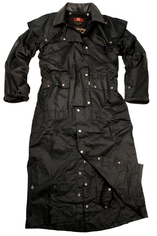 Longrider Mantel in schwarz Größe XL-  Hergestellt in Australien