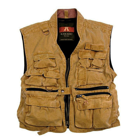 Outdoor angler vest with many bags Remaining items up to 4xl