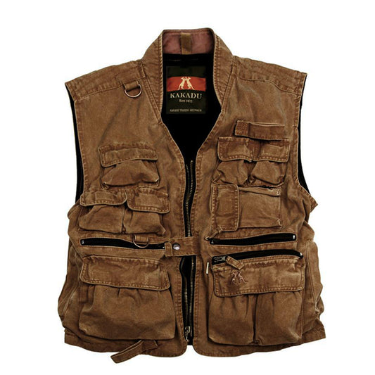 Outdoor angler vest with many bags Remaining items up to 4xl