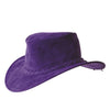 Australian outdoor hat made of soft suede | Crushing, in great colors for boys and girls