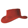 Australian outdoor hat made of soft suede | Crushing, in great colors for boys and girls