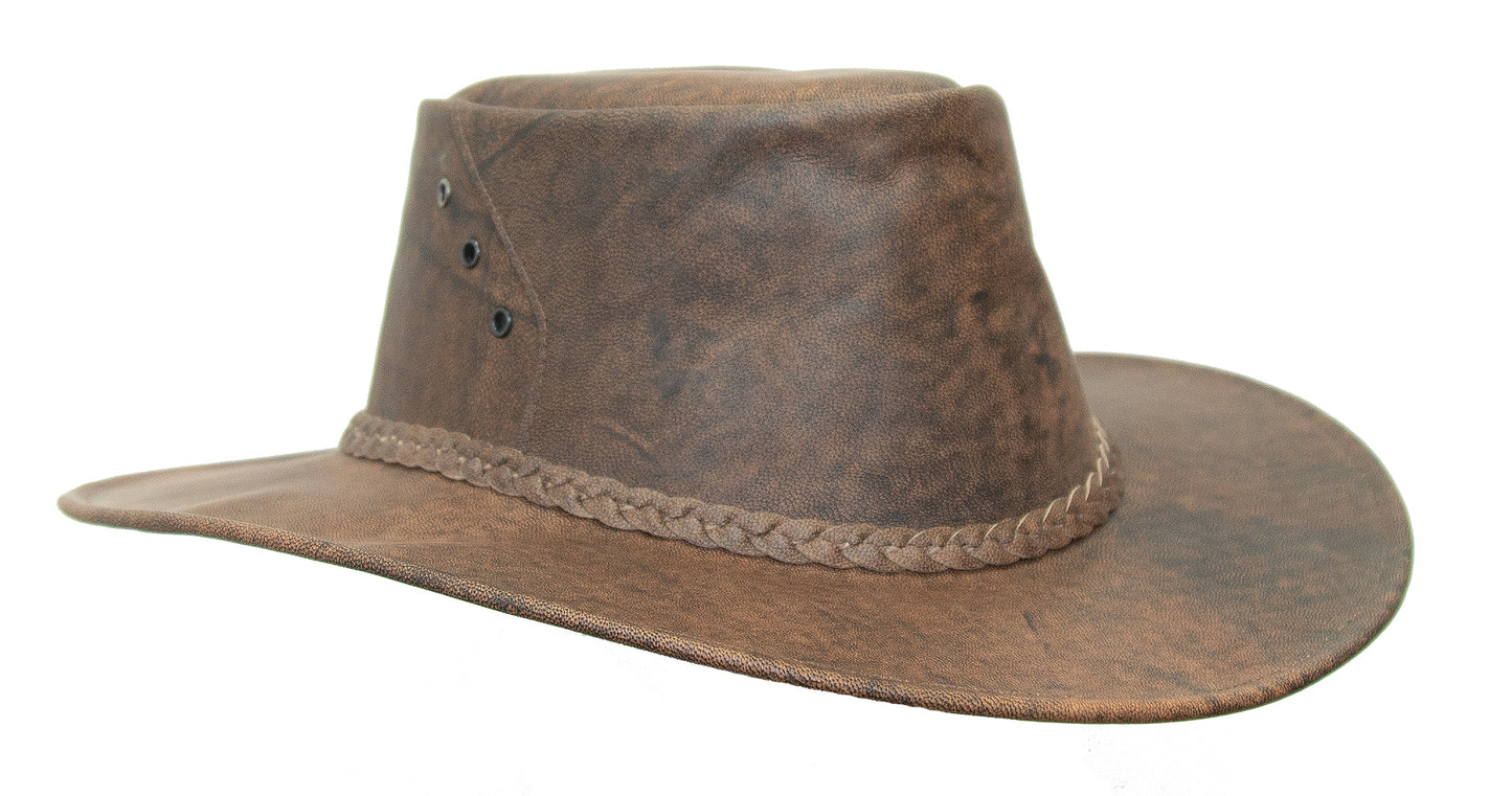 Australian cowboy lederhut for women and men | Ultra -light and crushable