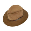 Cowboy hat made of suede for women and men with a curved clamp