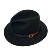 Form-stable outdoor felt hat, suitable for the weather with a wide clamp-high UV protection for women and men