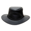 All weather-coaster cowboy leather hat for women and men in brown