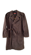 Australian Style Gunner Trench Coat in braun und mustard