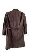 Australian Style Gunner Trench Coat in braun und mustard