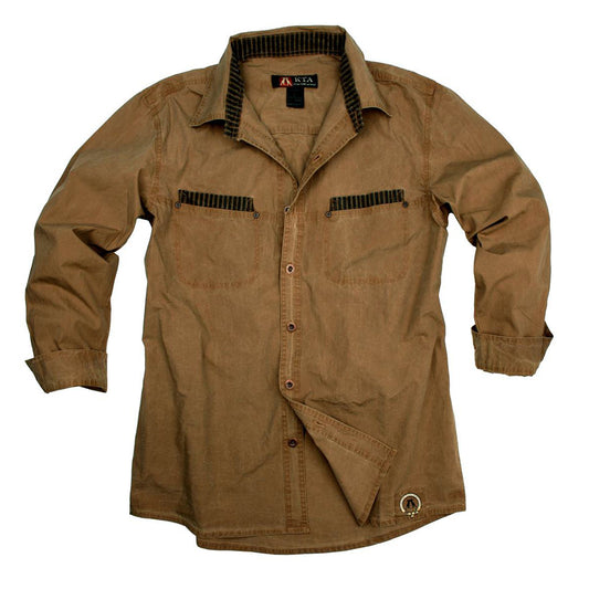 Safari | Outdoor | Western women's blouse Shirt Cooper with contrast decoration