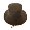 crumplable angler outdoor hat made of oiled cotton | Water and wind-repellent