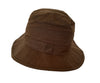 crumplable angler outdoor hat made of oiled cotton | Water and wind-repellent