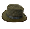 crumplable angler outdoor hat made of oiled cotton | Water and wind-repellent