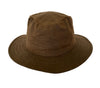 crumplable angler outdoor hat made of oiled cotton | Water and wind-repellent