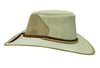 Cowboy children's hat made of leather with curved clamp | All -weather protection for the head and face