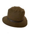 crumplable angler outdoor hat made of oiled cotton | Water and wind-repellent